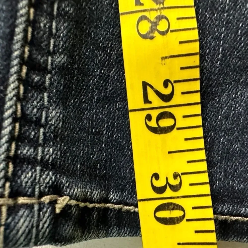 SILVER Suki Womens Jeans Denim Size 27 Slim Bootcut Whiskering Stretchy‎ - Picture 6 of 10